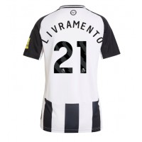 Camiseta Newcastle United Tino Livramento #21 Primera Equipación Replica 2024-25 para mujer mangas cortas